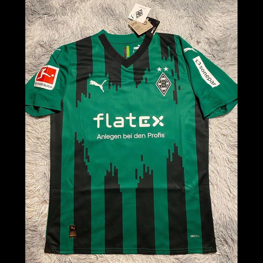 BORUSSIA Mönchengladbach 23/24 MATCH ISSUE SHIRT HACK #25 BUNDESLIGA Germany